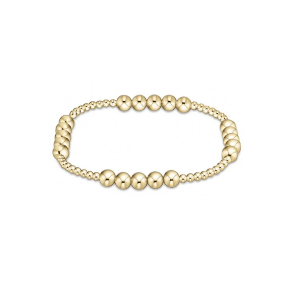 NWT Enewton - Classic Blissful Pattern Bracelet - 3mm-6mm Gold